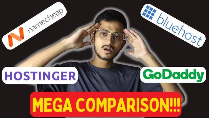 Godaddy Vs Bluehost Vs Namecheap