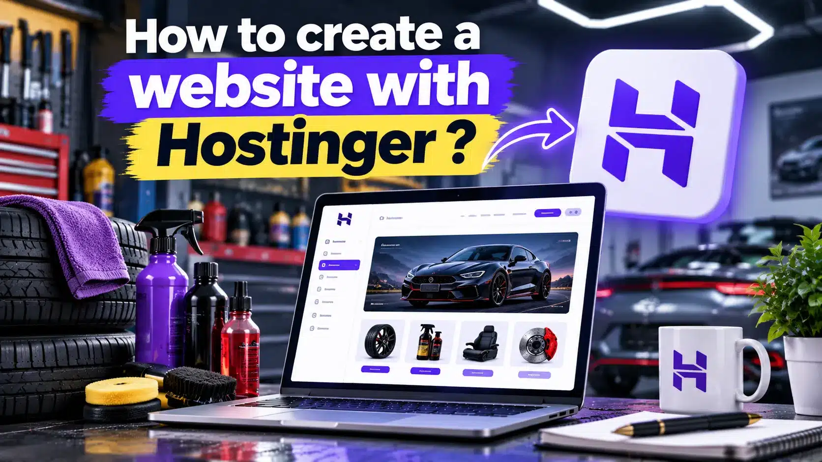 Create a Car Care Website with Hostinger